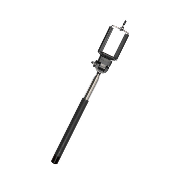 Simple Black Plastic Phone Selfie Stick