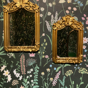 Decorative Mirror Gold Frame – Round (80 cm)