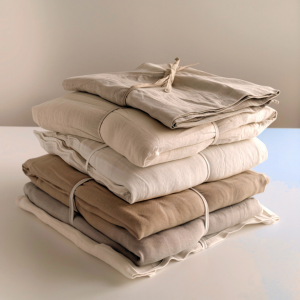 Linen Table Runner – Neutral-Tone (150 × 40 cm)